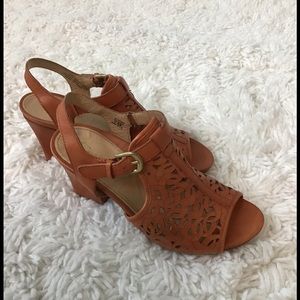 Earthies, Arcadia Sandal orange/ henna , 7.5 m